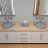 Alfi Brand Solid Concrete Gray Matte Cap Bathroom Sink Drain ABCO7055